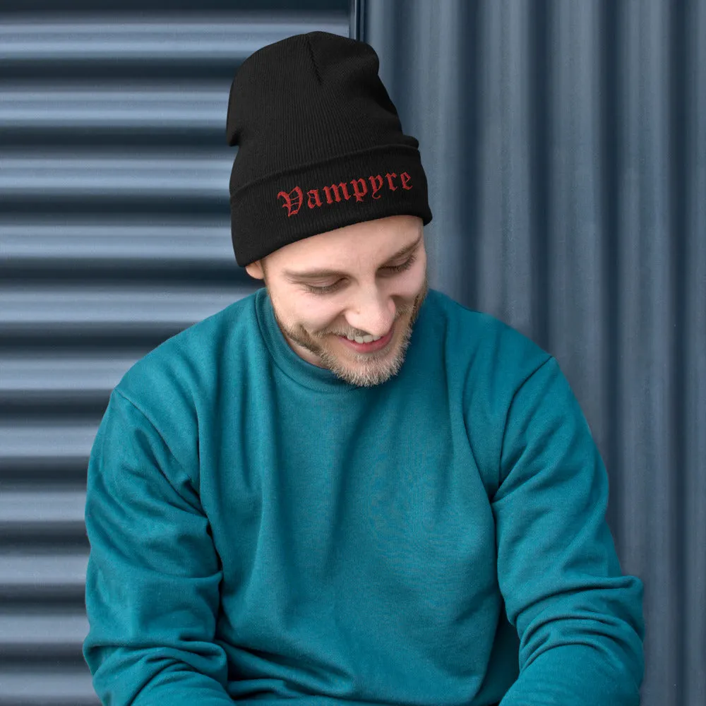 Vampyre Embroidered Beanie