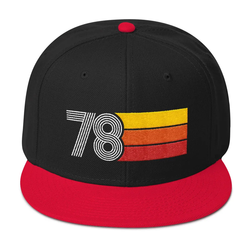 Vintage 1978 Retro Snapback Hat