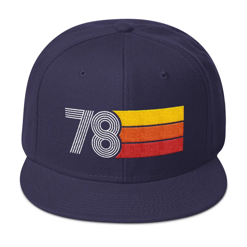 Vintage 1978 Retro Snapback Hat