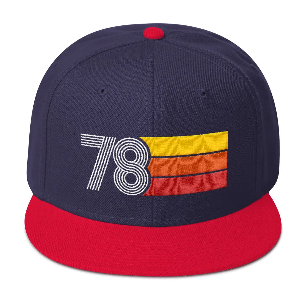 Vintage 1978 Retro Snapback Hat