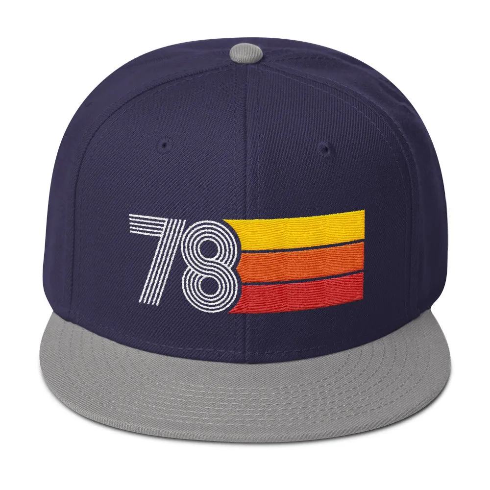 Vintage 1978 Retro Snapback Hat