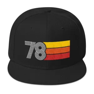 Vintage 1978 Retro Snapback Hat