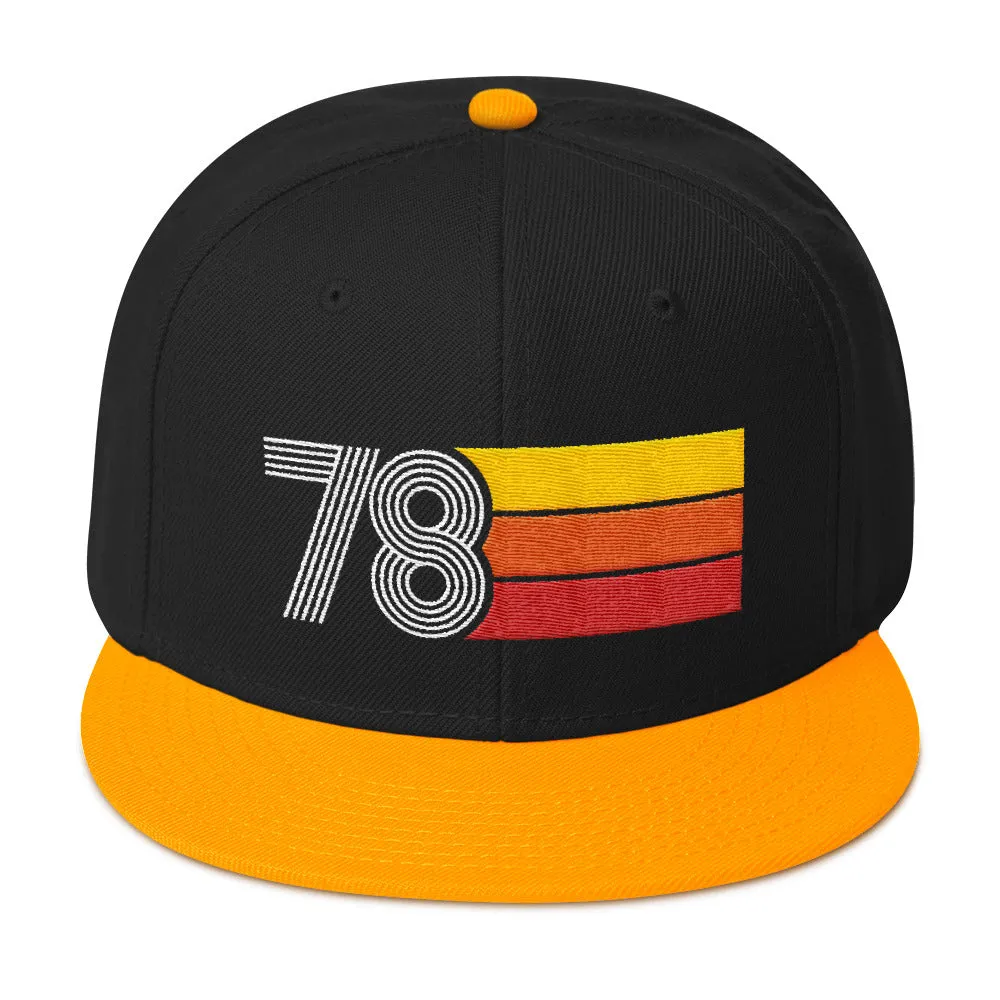Vintage 1978 Retro Snapback Hat