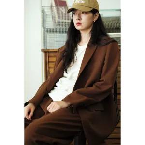 Vintage Retro Brown Suit