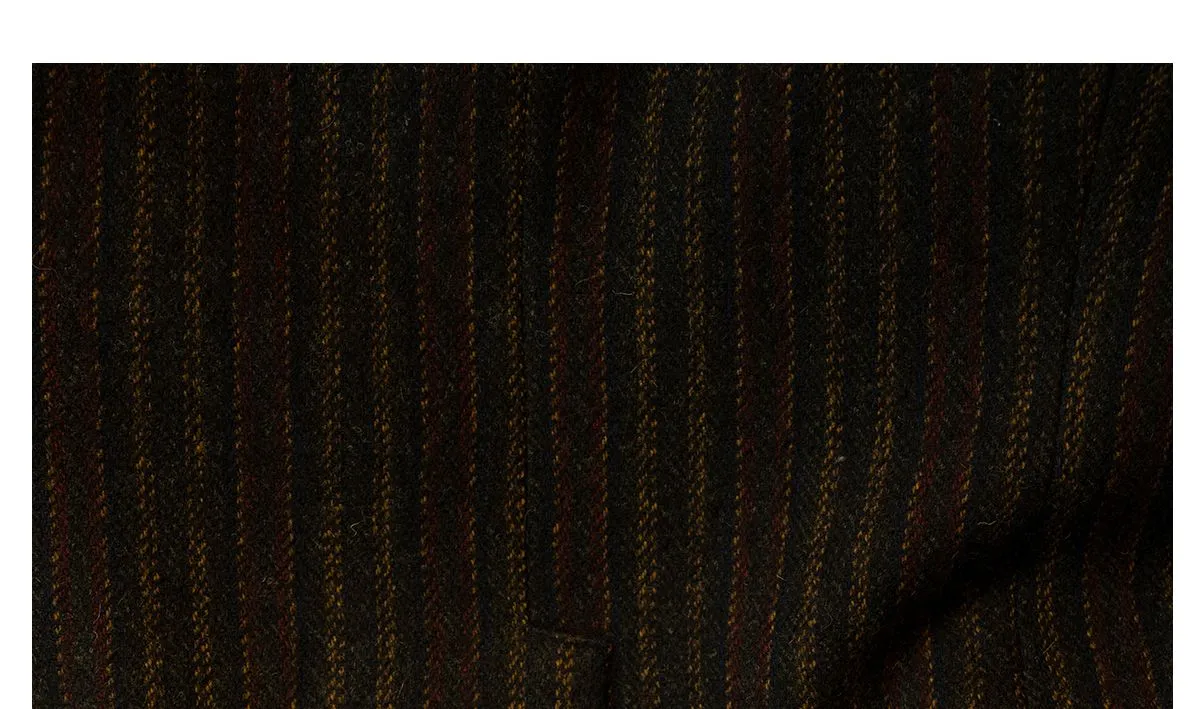 Vintage Striped Wool Blazer
