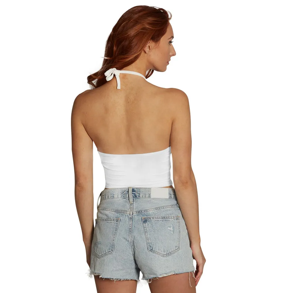 Virginia Tech White Halter Top