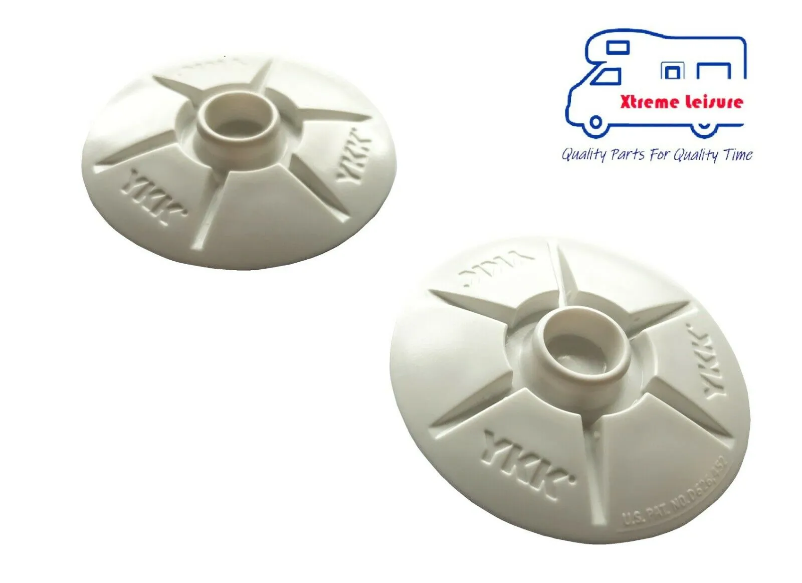 W4 Caravan Campervan & Camping Self Adhesive Awning Stud - Pack Of 4
