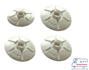 W4 Caravan Campervan & Camping Self Adhesive Awning Stud - Pack Of 4