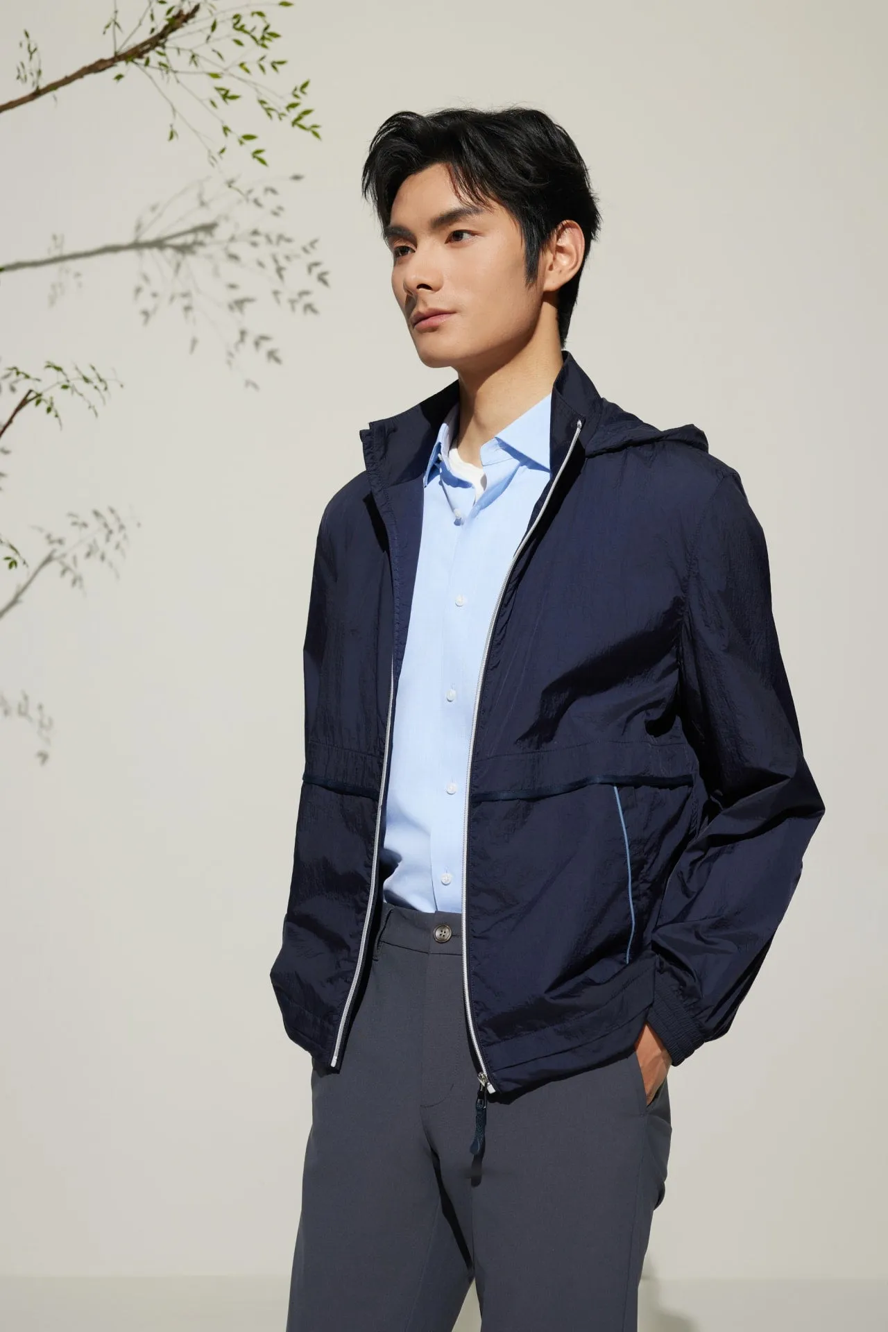 Water Repellent Smart Fit Stand Collar Jacket