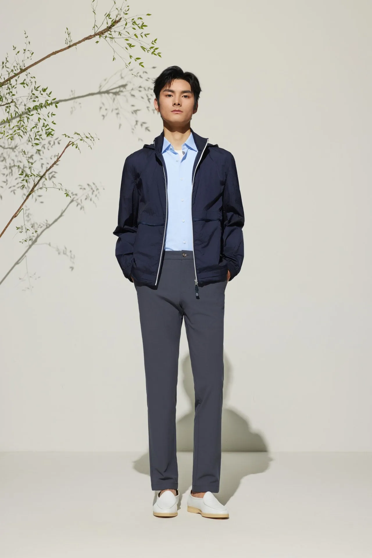 Water Repellent Smart Fit Stand Collar Jacket