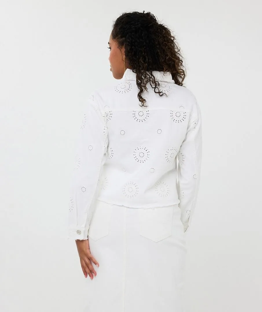 White Chambray Jacket