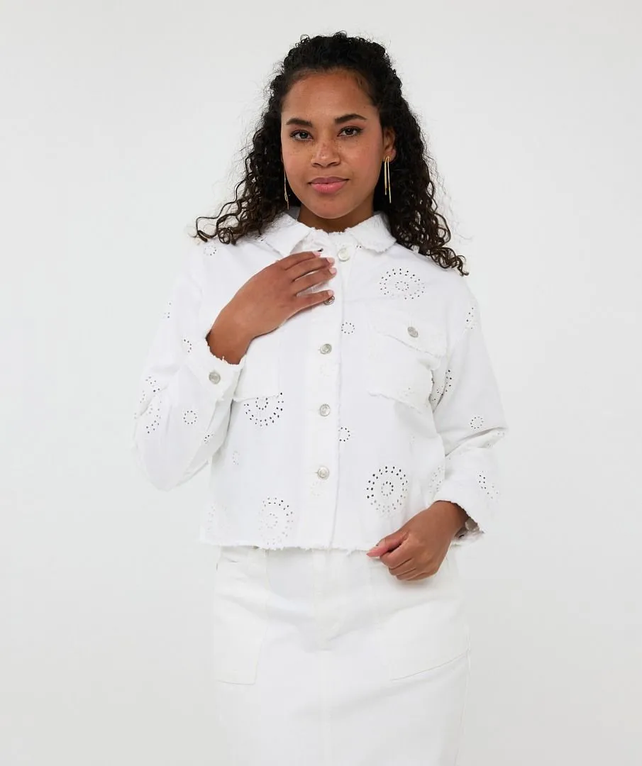 White Chambray Jacket