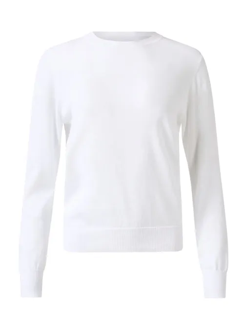 White Cotton Sweater