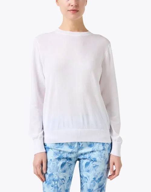 White Cotton Sweater