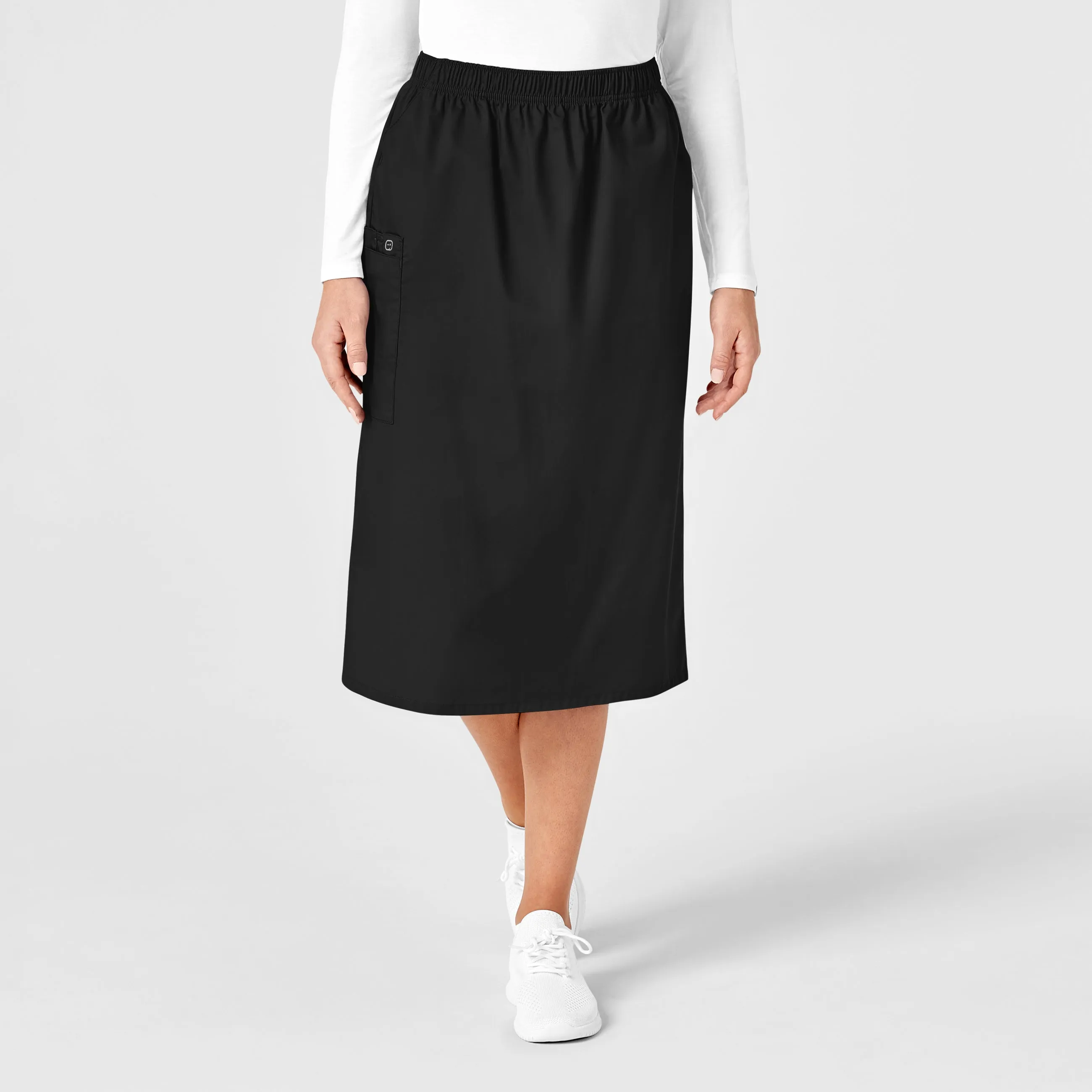 Wink WonderWork Pull-On Cargo Scrub Skirt