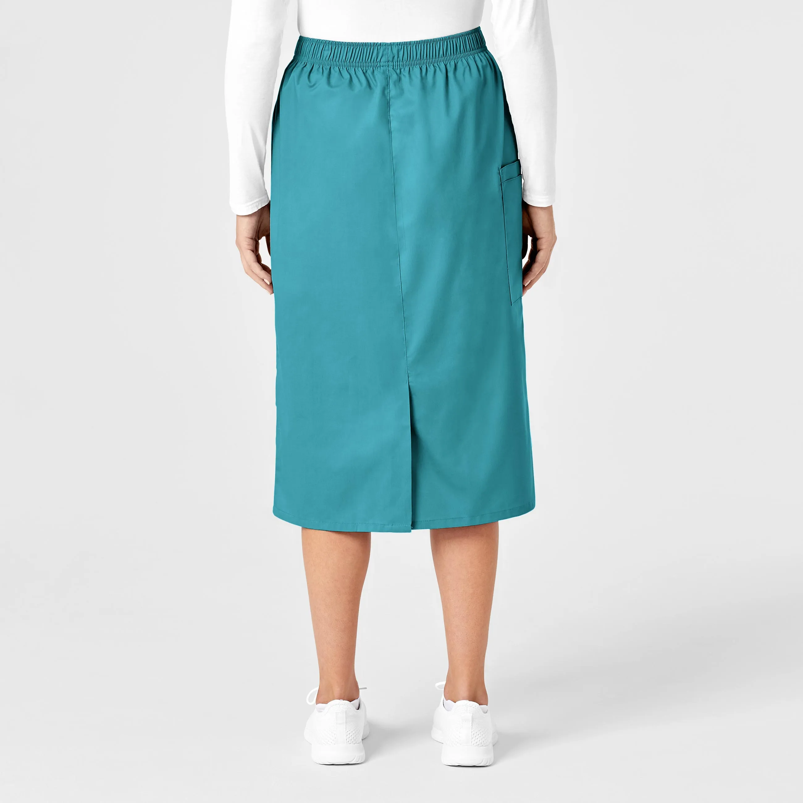 Wink WonderWork Pull-On Cargo Scrub Skirt