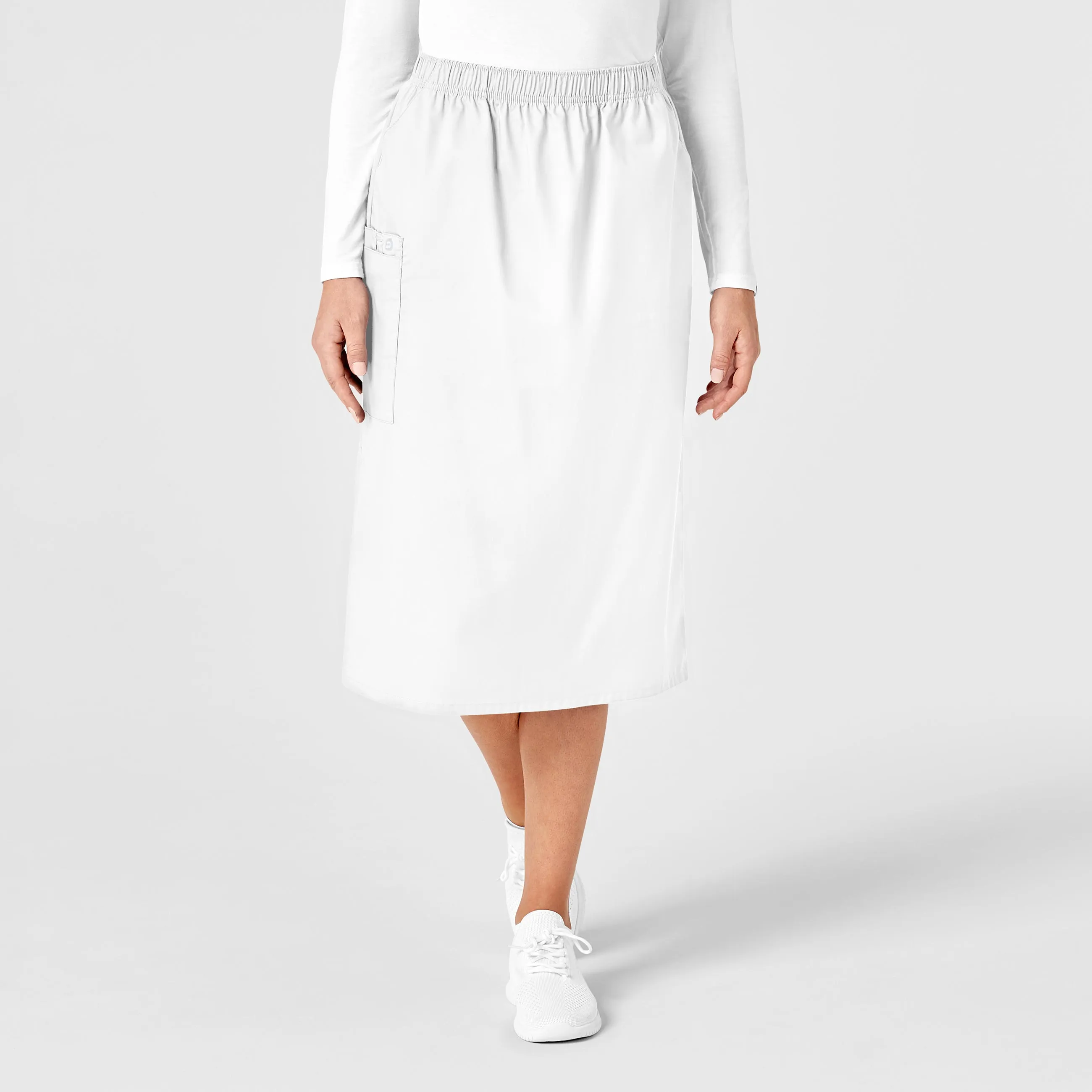 Wink WonderWork Pull-On Cargo Scrub Skirt