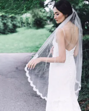 Wisteria Fingertip Veil