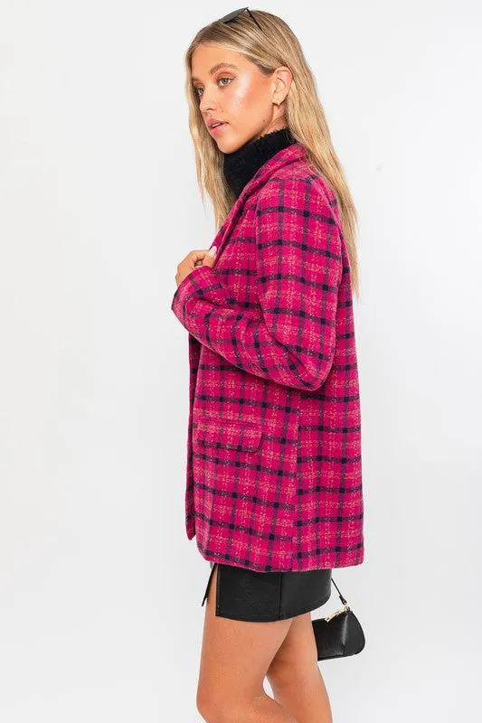 Women's Fashionable Single Button Blazer