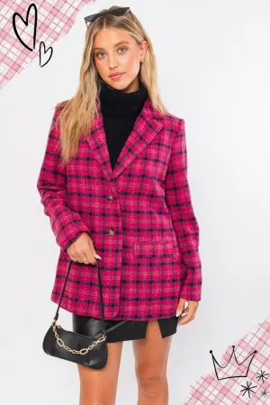 Women's Fashionable Single Button Blazer