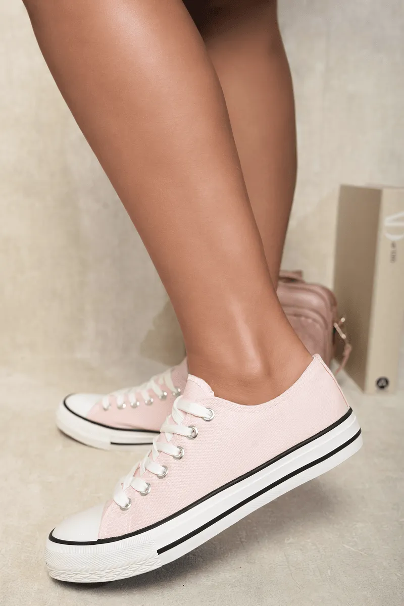 Womens Low Top Lace up Trainers