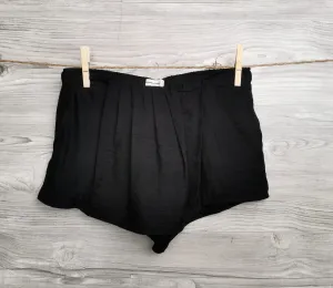 WOMENS SIZE XS or TEEN GIRL - SILENCE   NOISE, Silky Black Shorts NWOT B33