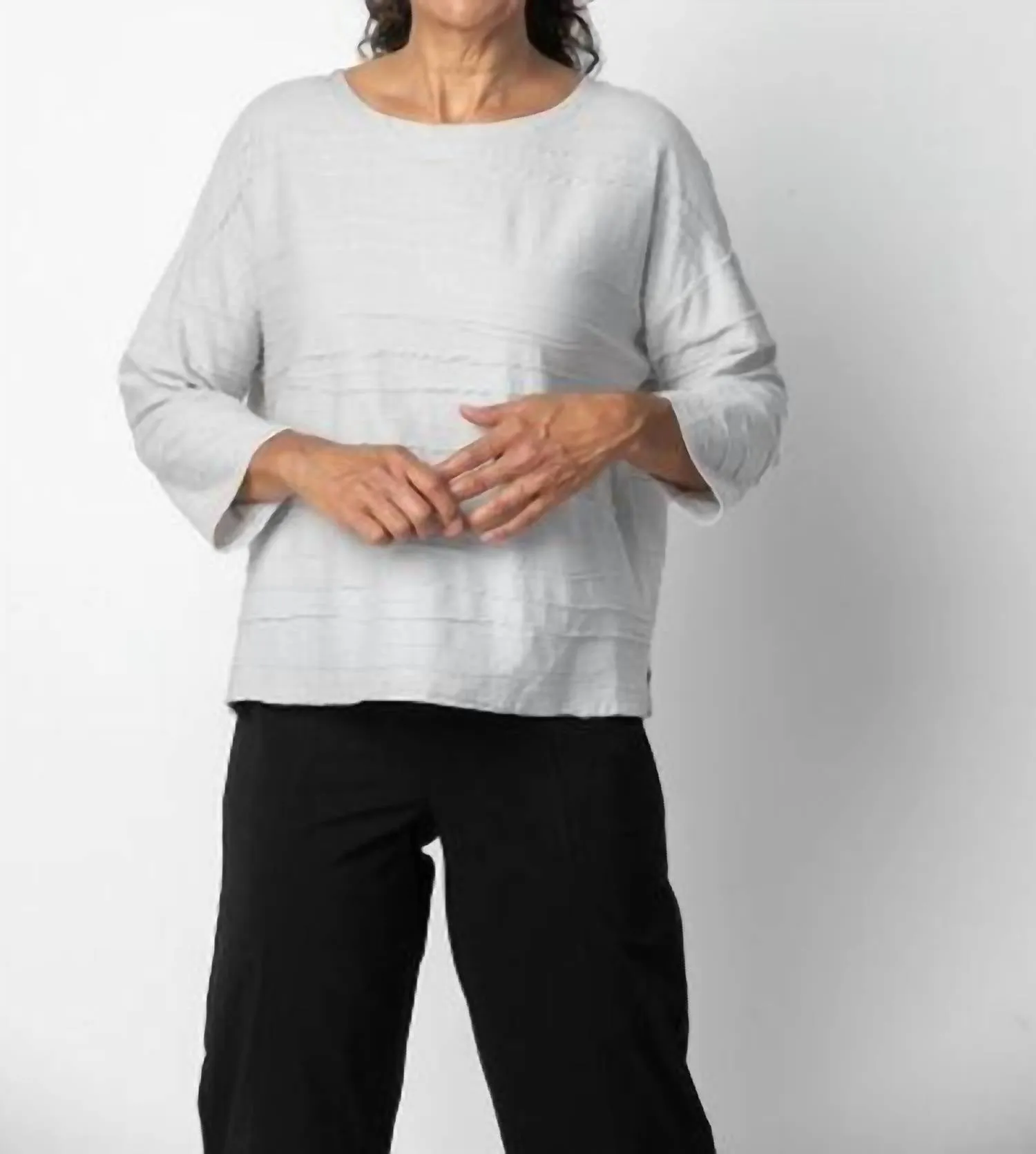Women's Steady Stream Long Sleeve Shirt In Storm