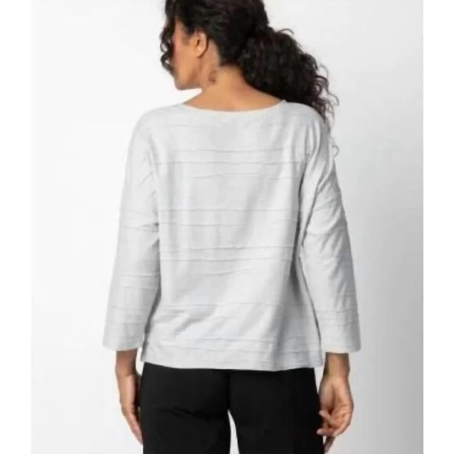 Women's Steady Stream Long Sleeve Shirt In Storm