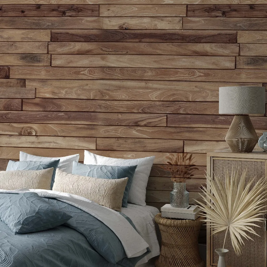 Wood Cabin Wallpaper Mural
