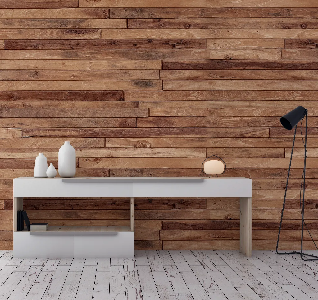 Wood Cabin Wallpaper Mural