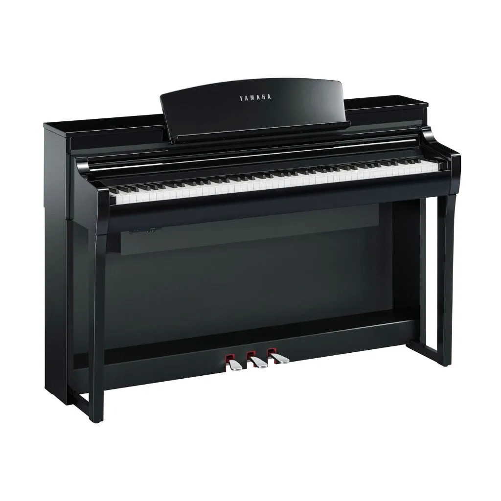 Yamaha CSP275 Smart Digital Piano with Stream Lights in Polished Ebony