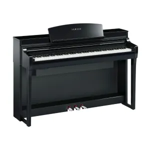 Yamaha CSP275 Smart Digital Piano with Stream Lights in Polished Ebony