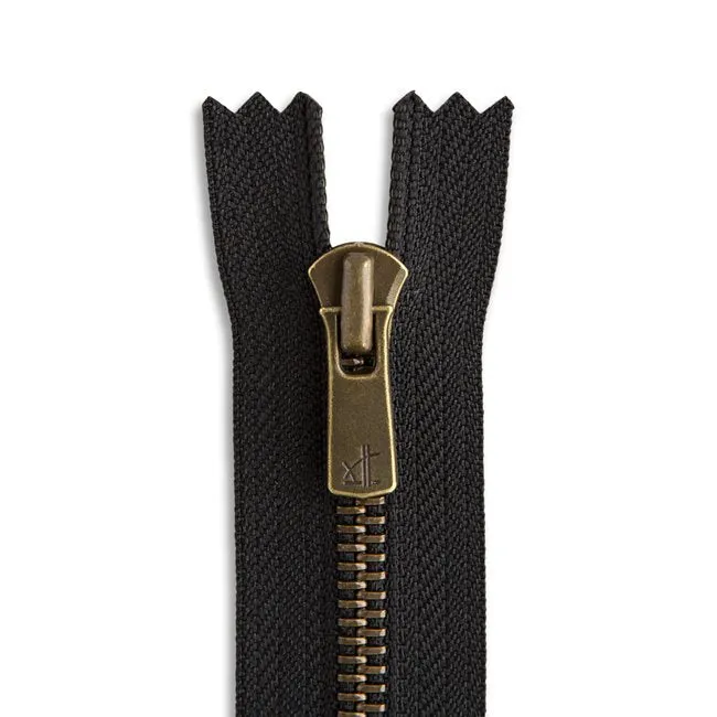 YKK Excella #5 Antique Brass Pant/Skirt/Dress Zipper