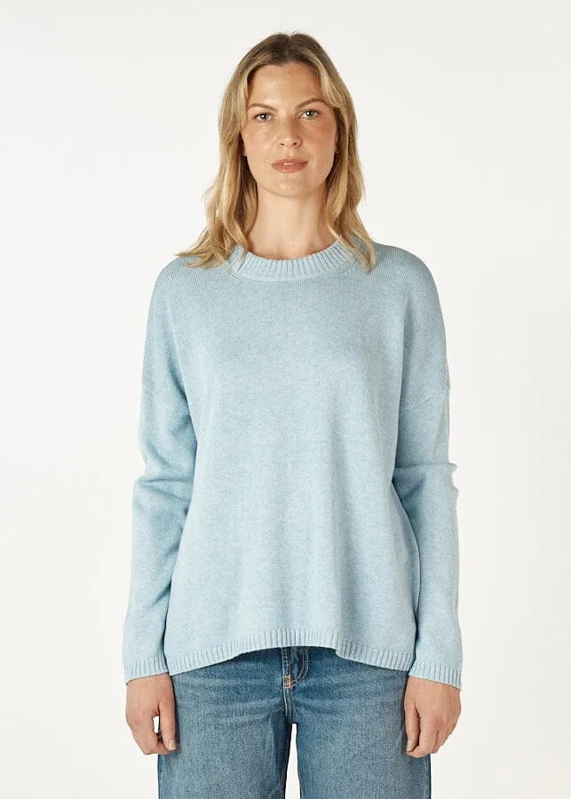 ZAKET & PLOVER Essential Round Neck Jumper - Powder