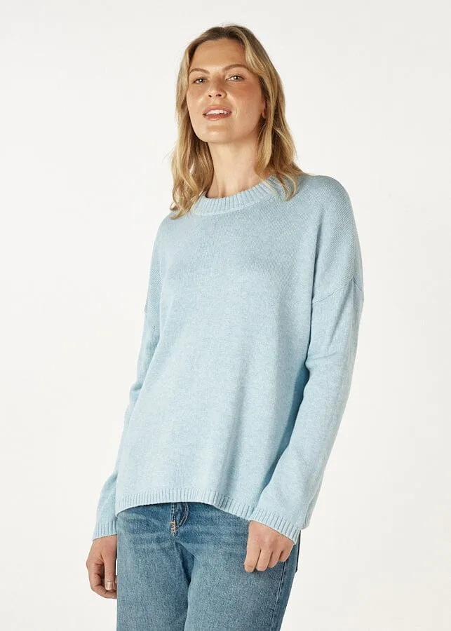 ZAKET & PLOVER Essential Round Neck Jumper - Powder